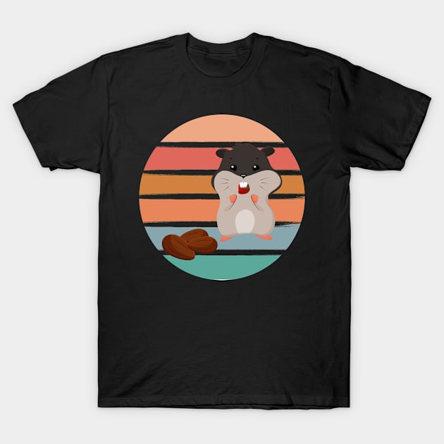 Cute Eating Hamster T-Shirt by shirtsyoulike